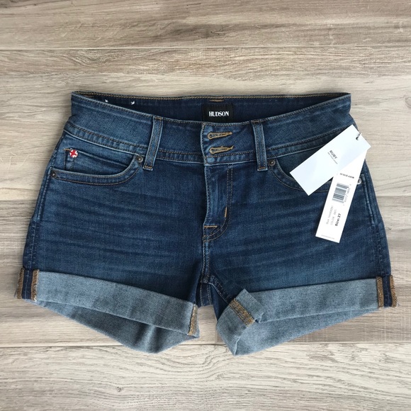 Hudson Jeans Pants - NWT Hudson Jeans Ruby Mid-thigh Denim Short Sz 27